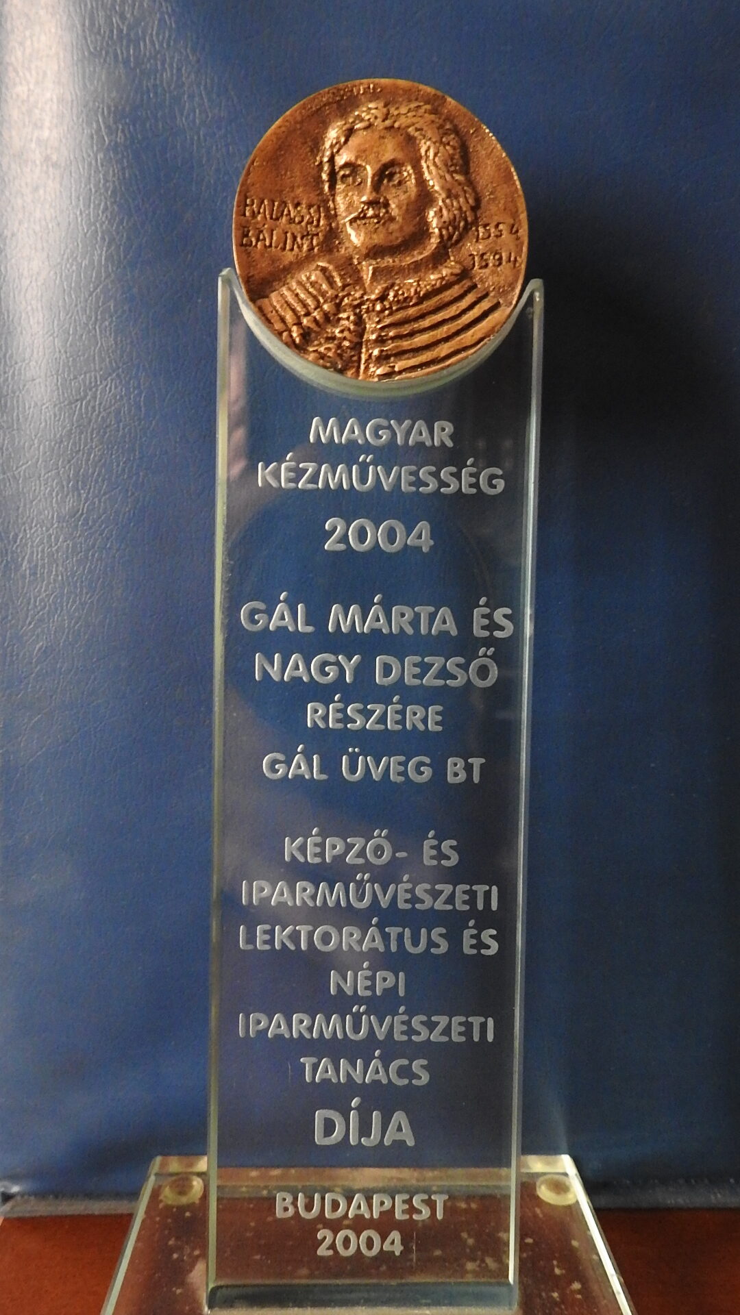 Magyar Kézművesség 2004 díj – Gál Márta és Nagy Dezső, Gál Üveg Bt.